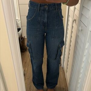 Zara Cargo Jeans